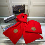 Versace Knit Cashmere Scarf Hat Set for Women – product image 20