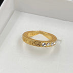 Versace Labyrinth Series Crystal Ring – Luxury Designer Jewelry – product image 3
