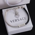 Versace Logo-Engraved Polished Finish Bracelet – Luxury Jewelry – product image 6