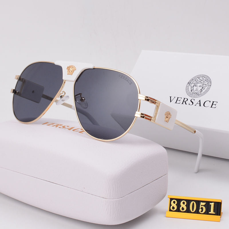 Versace Medusa Double Bridge Aviator Polarized Sunglasses for Unisex – product image 3