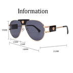 Versace Medusa Double Bridge Aviator Polarized Sunglasses for Unisex – product image 11