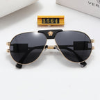 Versace Medusa Double Bridge Aviator Polarized Sunglasses for Unisex – product image 12