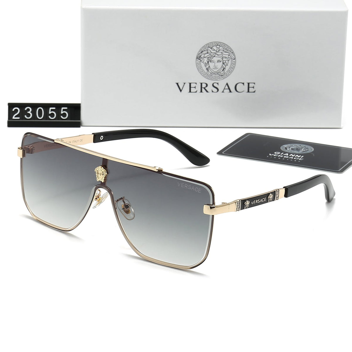 Versace Medusa Oversized Aviator Polarized Sunglasses for Unisex – product image 5