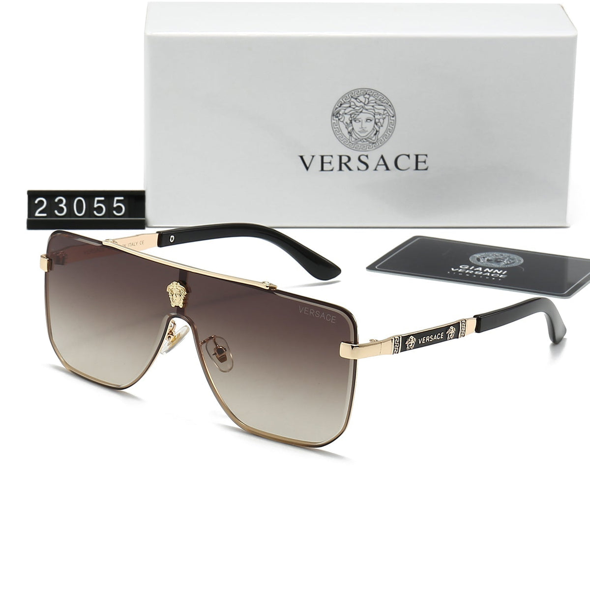Versace Medusa Oversized Aviator Polarized Sunglasses for Unisex – product image 7