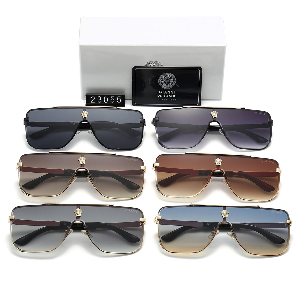 Versace Medusa Oversized Aviator Polarized Sunglasses for Unisex – product image 15