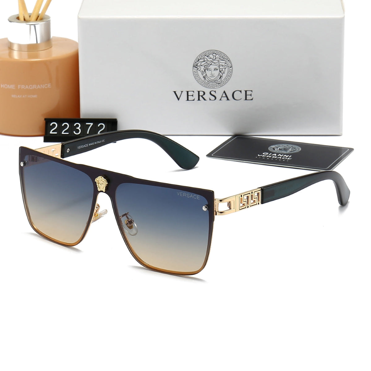 Versace Medusa Oversized Square Polarized Sunglasses for Unisex – product image 1