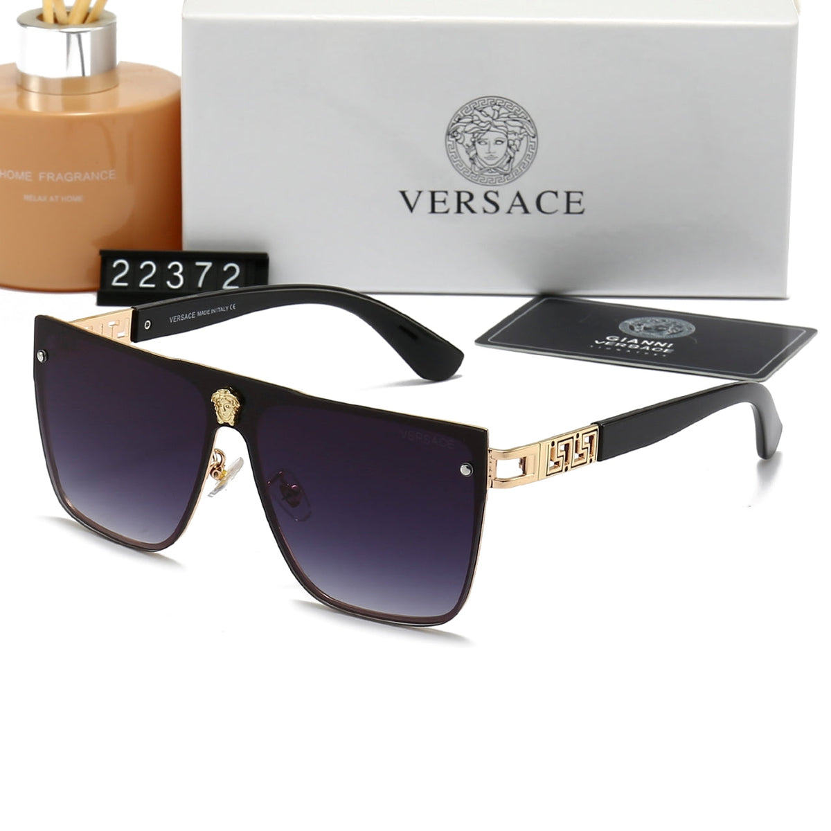 Versace Medusa Oversized Square Polarized Sunglasses for Unisex – product image 4