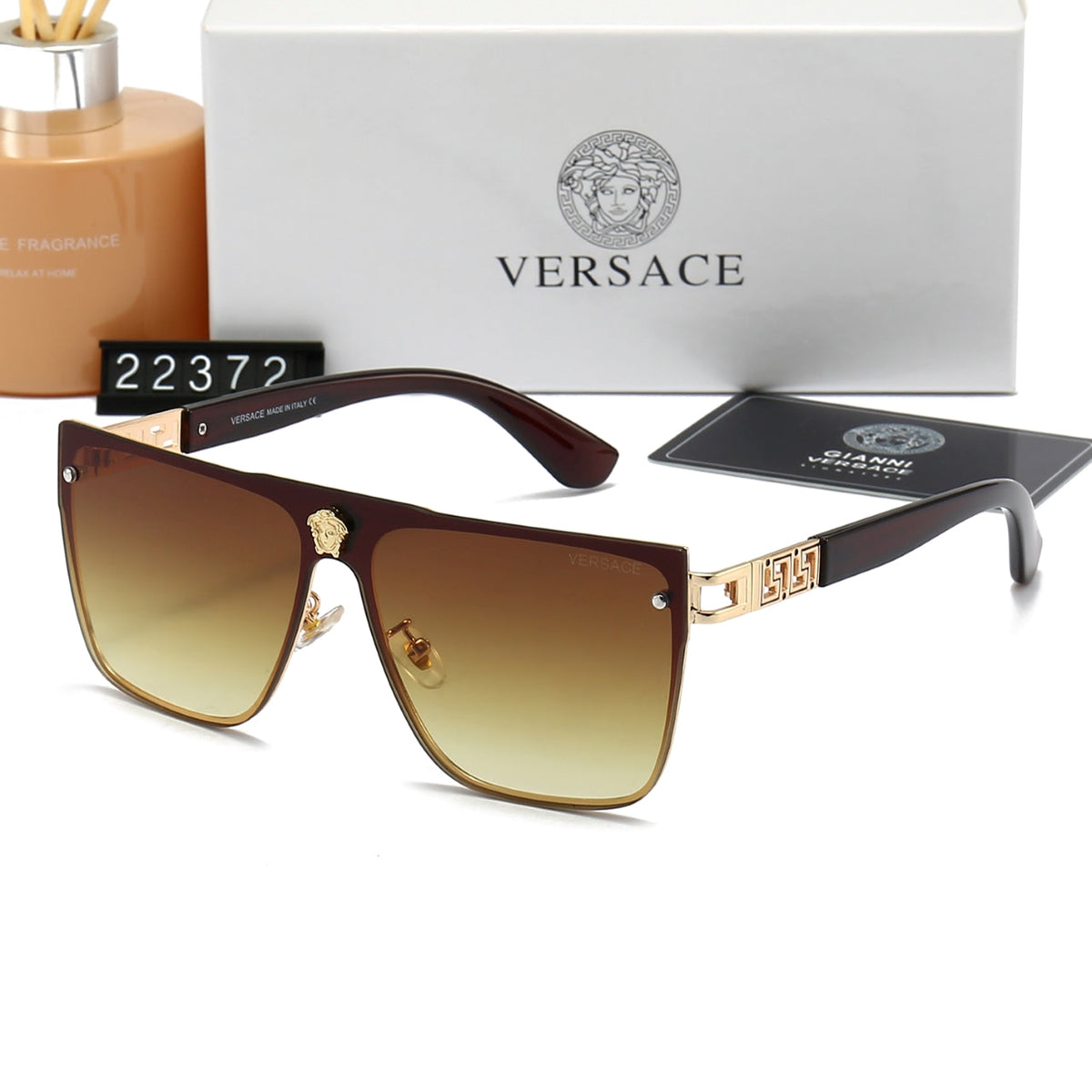 Versace Medusa Oversized Square Polarized Sunglasses for Unisex – product image 6