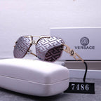 Versace Medusa Rimless Aviator Polarized Sunglasses for Unisex – product image 2