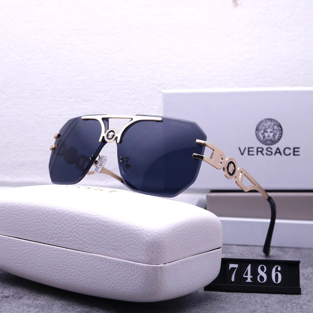 Versace Medusa Rimless Aviator Polarized Sunglasses for Unisex – product image 3