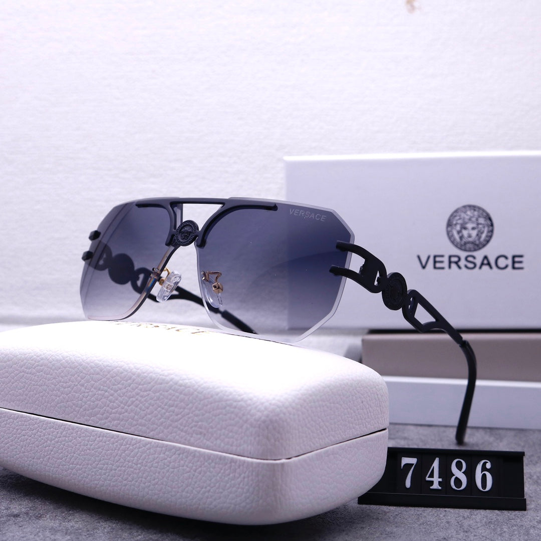 Versace Medusa Rimless Aviator Polarized Sunglasses for Unisex – product image 5