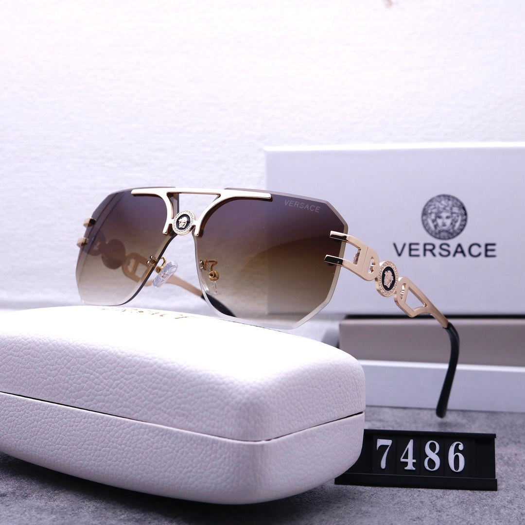 Versace Medusa Rimless Aviator Polarized Sunglasses for Unisex – product image 8