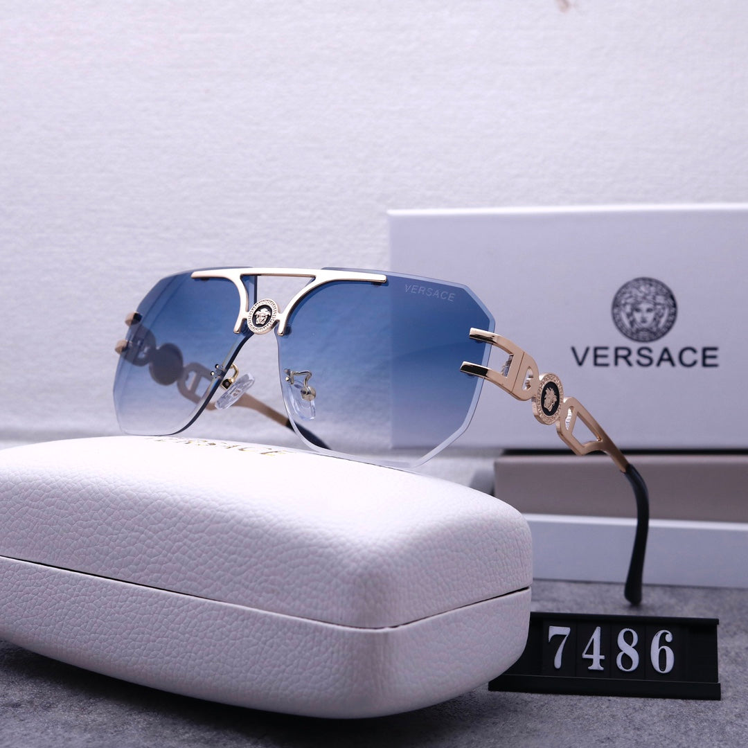 Versace Medusa Rimless Aviator Polarized Sunglasses for Unisex – product image 10