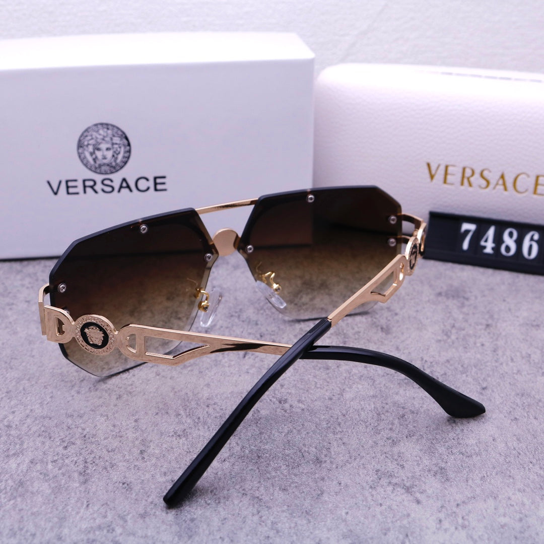 Versace Medusa Rimless Aviator Polarized Sunglasses for Unisex – product image 16