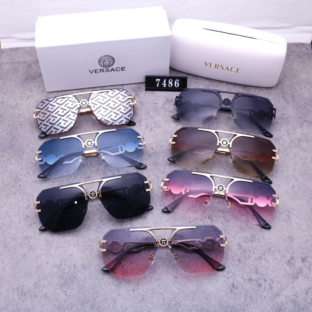 Versace Medusa Rimless Aviator Polarized Sunglasses for Unisex – product image 17
