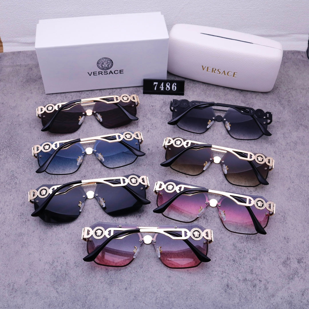 Versace Medusa Rimless Aviator Polarized Sunglasses for Unisex – product image 18