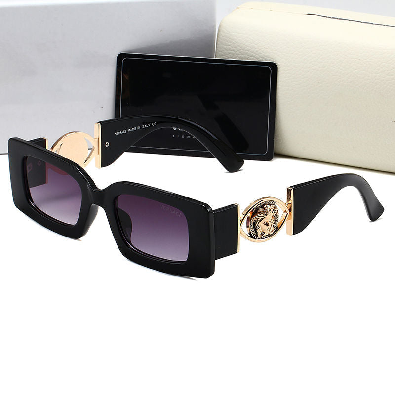 Versace Medusa Thick-Frame Rectangular Polarized Sunglasses for Unisex – product image 8
