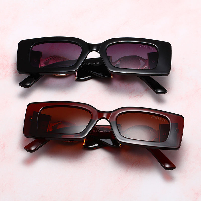 Versace Medusa Thick-Frame Rectangular Polarized Sunglasses for Unisex – product image 13