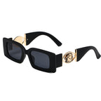 Versace Medusa Thick-Frame Rectangular Polarized Sunglasses for Unisex – product image 14