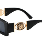 Versace Medusa Thick-Frame Rectangular Polarized Sunglasses for Unisex – product image 16