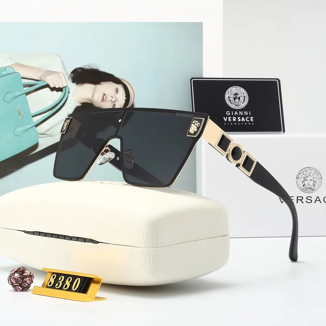 Versace Oversized Half-Portrait Logo Sunglasses for Unisex – product image 1