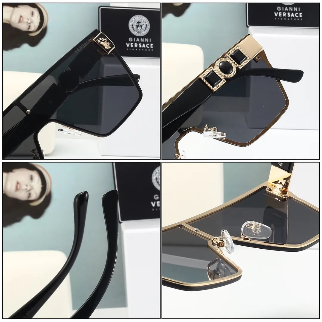 Versace Oversized Half-Portrait Logo Sunglasses for Unisex – product image 12