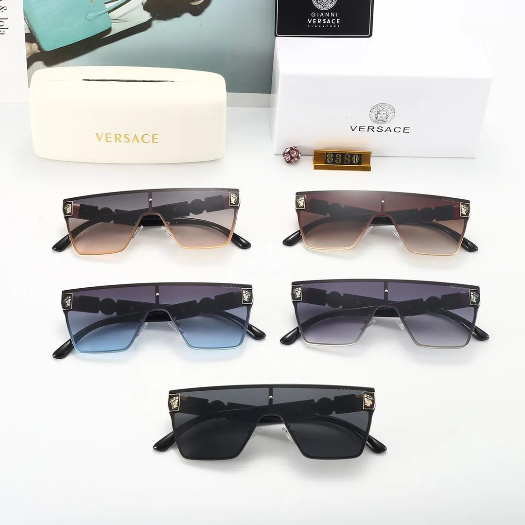 Versace Oversized Half-Portrait Logo Sunglasses for Unisex – product image 14