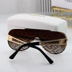 Versace Oversized Retro Watermark Pattern Sunglasses for Unisex – product image 14