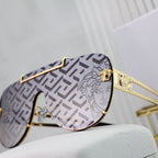 Versace Oversized Retro Watermark Pattern Sunglasses for Unisex – product image 15