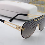 Versace Oversized Retro Watermark Pattern Sunglasses for Unisex – product image 16