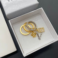 Versace Personality 3 Circle Pendant Ring – Luxury Designer Jewelry – product image 1