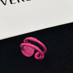 Versace Personalized Pink Avatar Open Ring – Luxury Designer Jewelry – product image 3