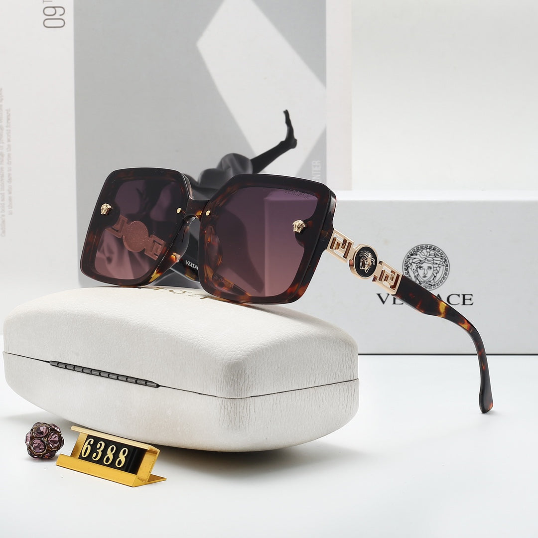 Versace Rectangular Medusa Unisex Oversized Acetate Glasses Blue-Light… – product image 1