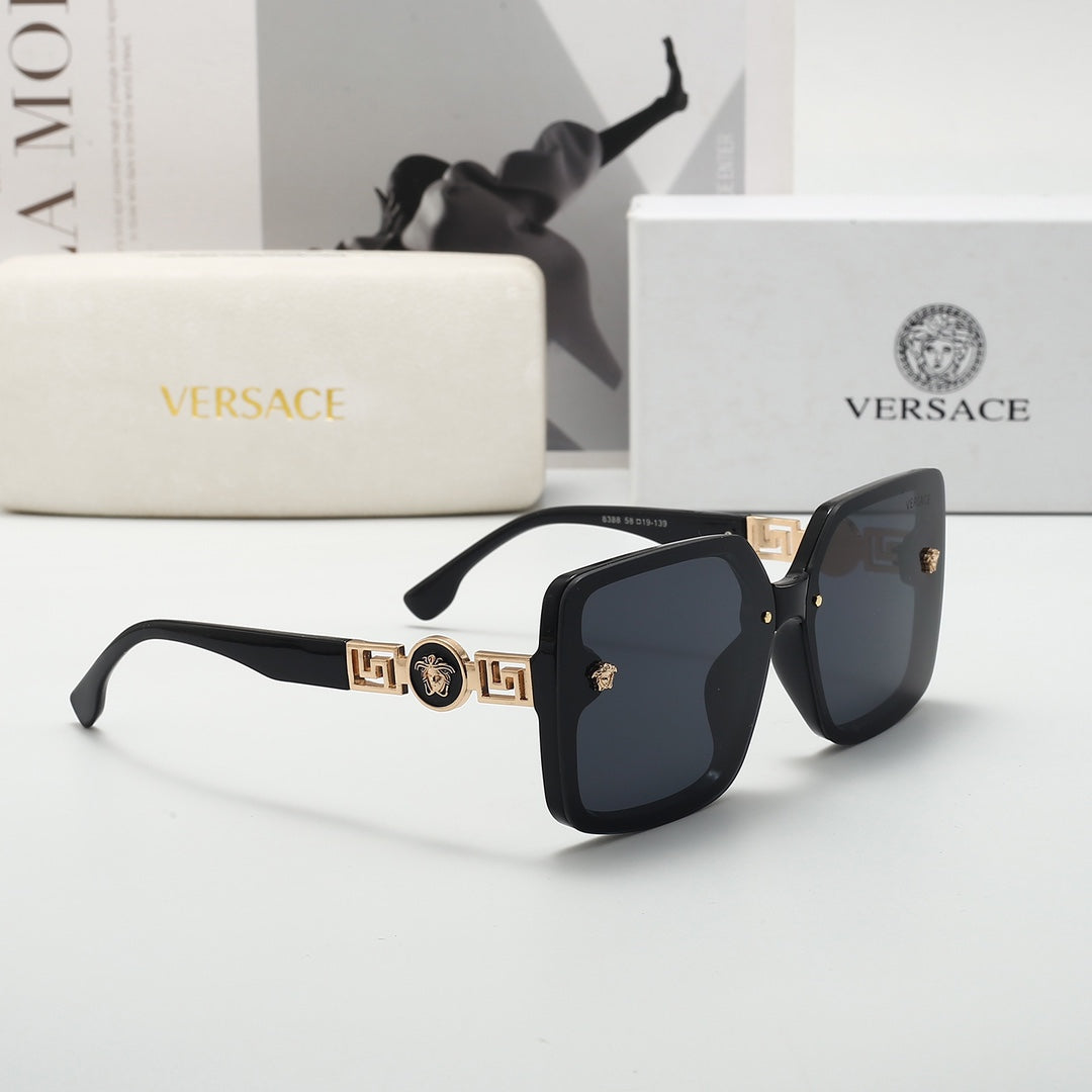 Versace Rectangular Medusa Unisex Oversized Acetate Glasses Blue-Light… – product image 12