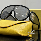 Versace Shield Large Frame One Piece Printed Sunglasses for Unisex – product image 4