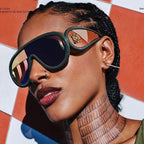 Versace Shield Large Frame One Piece Printed Sunglasses for Unisex – product image 18