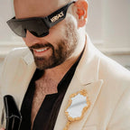 Versace Shield Unisex One-piece Large Frame Sunglasses for Unisex – product image 12