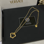 Versace Vintage Cutout Medusa Necklace – Luxury Designer Jewelry – product image 2