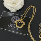 Versace Vintage Cutout Medusa Necklace – Luxury Designer Jewelry – product image 7