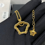 Versace Vintage Cutout Medusa Necklace – Luxury Designer Jewelry – product image 8