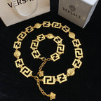 Versace Vintage Maze Bracelet Necklace Set – Luxury Jewelry – product image 8