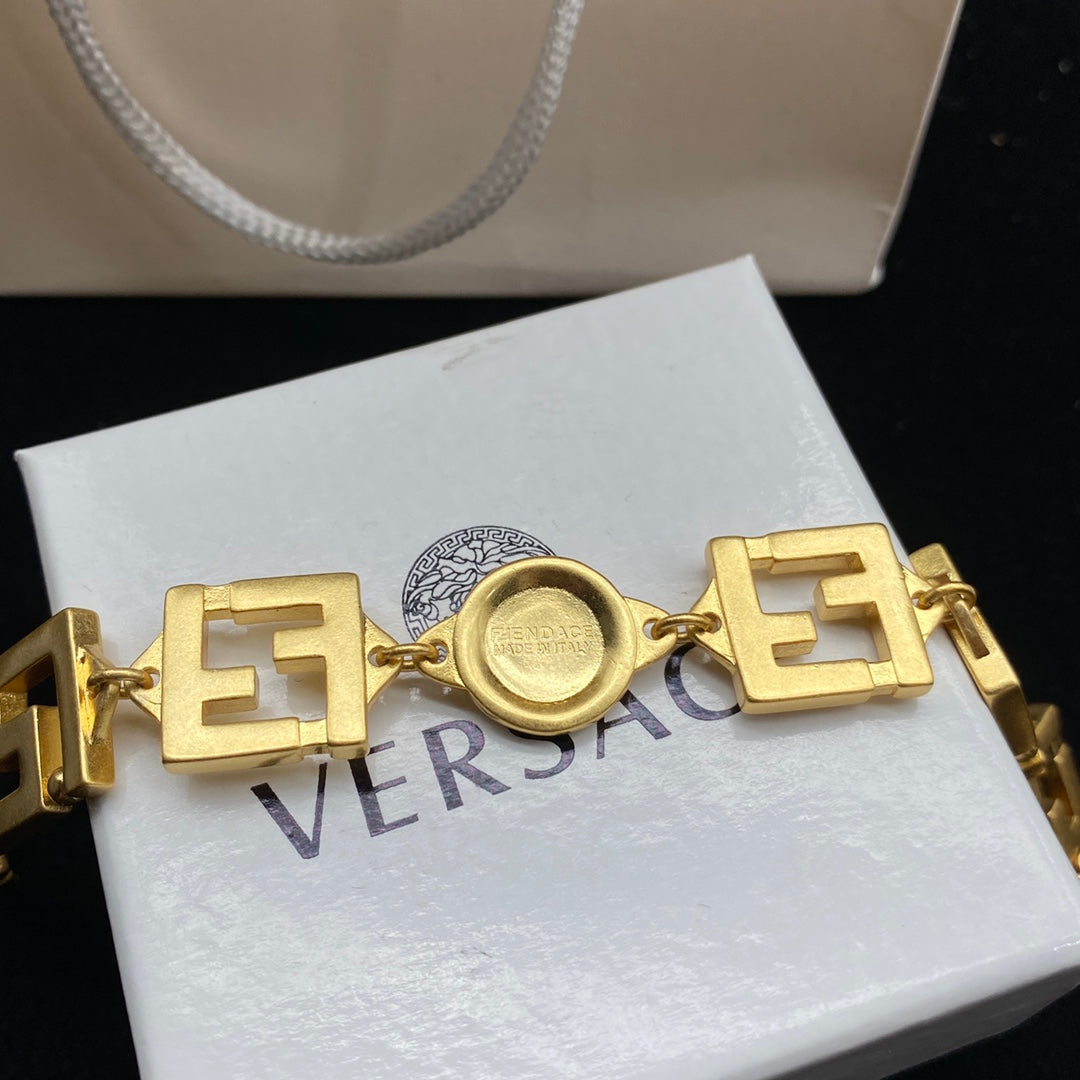 Versace Vintage Maze Bracelet Necklace Set – Luxury Jewelry – product image 12
