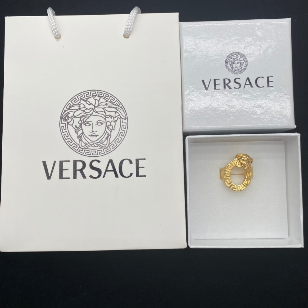 Versace Vintage Monogram Open Ring – Luxury Designer Jewelry – product image 4