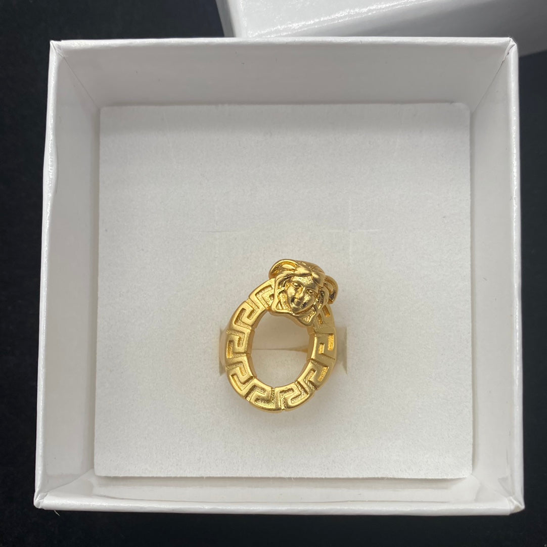 Versace Vintage Monogram Open Ring – Luxury Designer Jewelry – product image 5