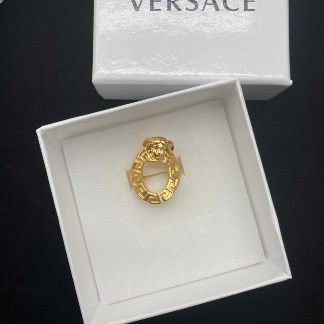 Versace Vintage Monogram Open Ring – Luxury Designer Jewelry – product image 6
