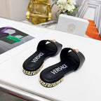 Versace Vintage V Metal Flat Slippers – slippers product image 10