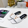 Versace Vintage V Metal Flat Slippers – slippers product image 3