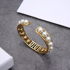 Vintage Pearl Cutout Open Bracelet – Luxury Jewelry – product image 4